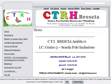 Tablet Screenshot of ctrhbrescia.it